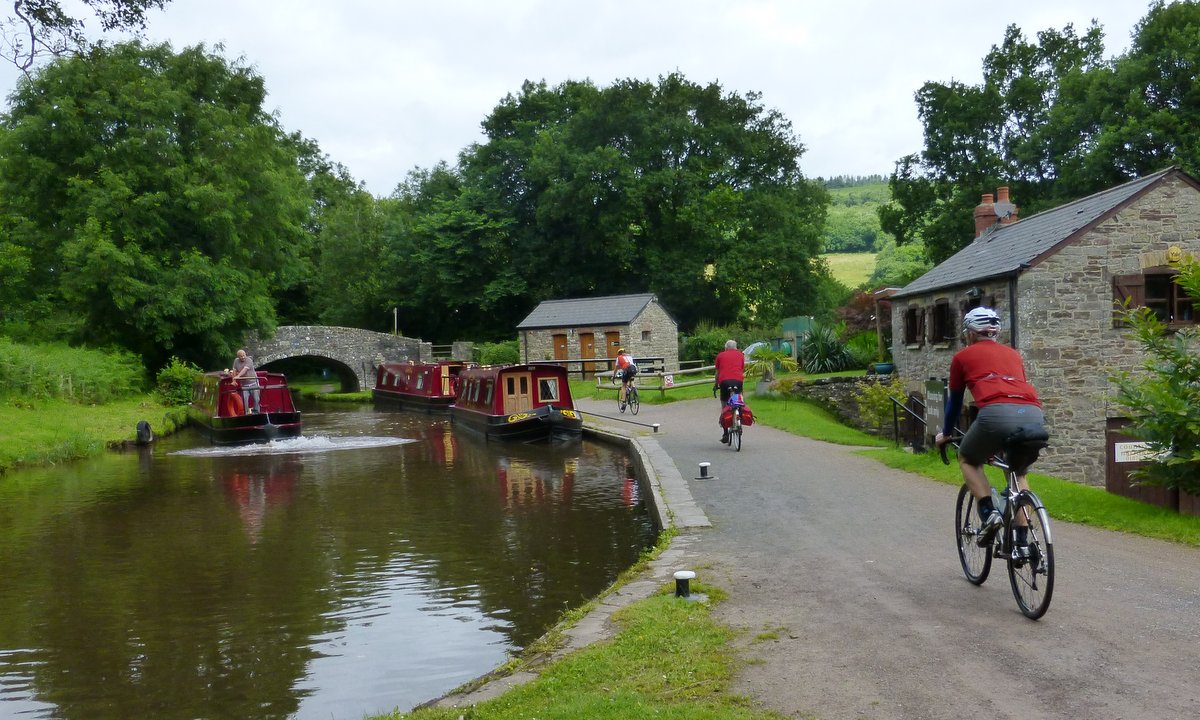 Cycling by the canal