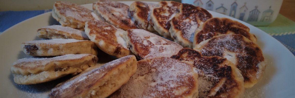 Deprived of our customary spring tour of Snowdonia cafes, we've had to resort to making our own Welsh Cakes. I'm thinking of putting them in for an award.